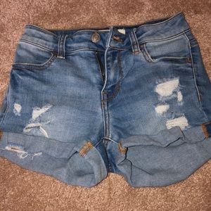 Pac Sun light wash summer shorts